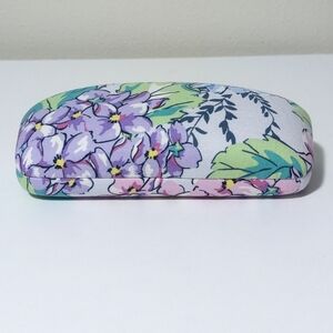 Vera Bradley Fabric Covered Hard Clam Shell Floral Eyeglass Case